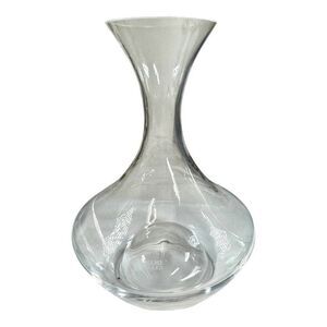 Holmegaard Glass Wine Decanter Clear Vase 12" Modern Elegance For Home Decor